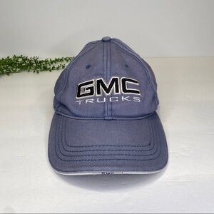 Hot Rods Plus GMC Trucks Embroidered Baseball Hat Blue & White Adjustable